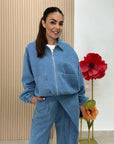Giacca Denim Over