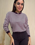 Maglia Girocollo rigata