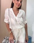 Casacca scollo a V