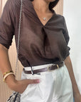 Casacca scollo a V