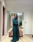Tuta in viscosa pantalone ampio