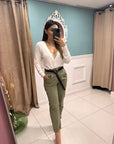 Pantalone di cotone Marzia