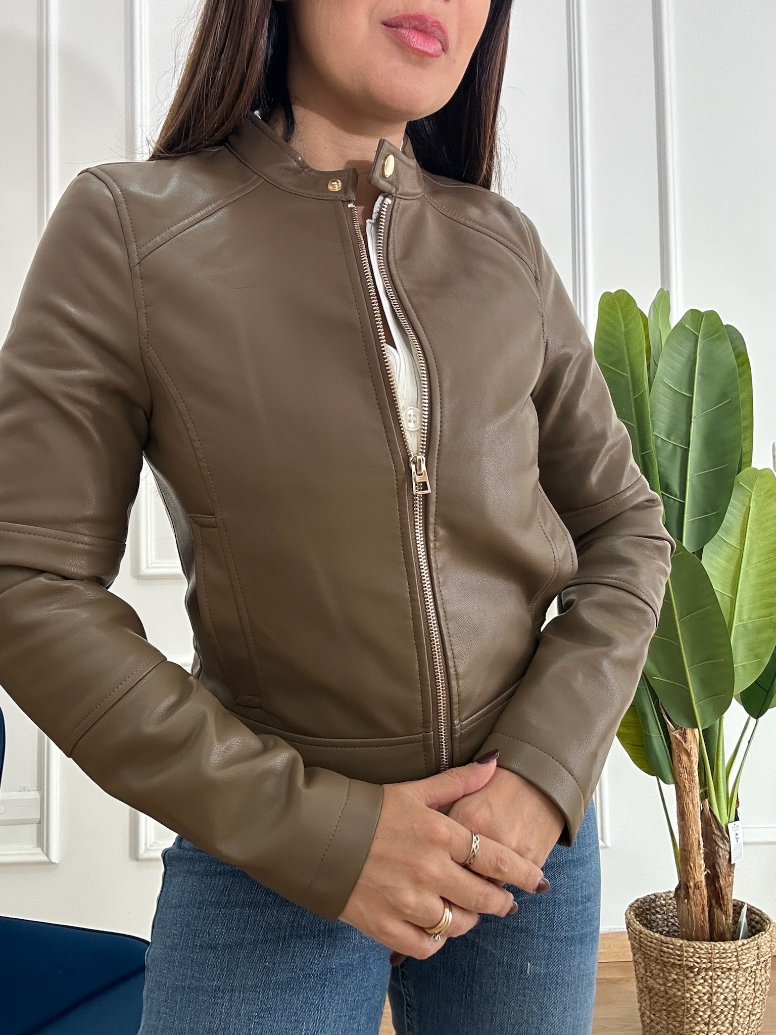 Giubbino Eco pelle Dixie