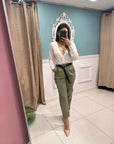 Pantalone di cotone Marzia