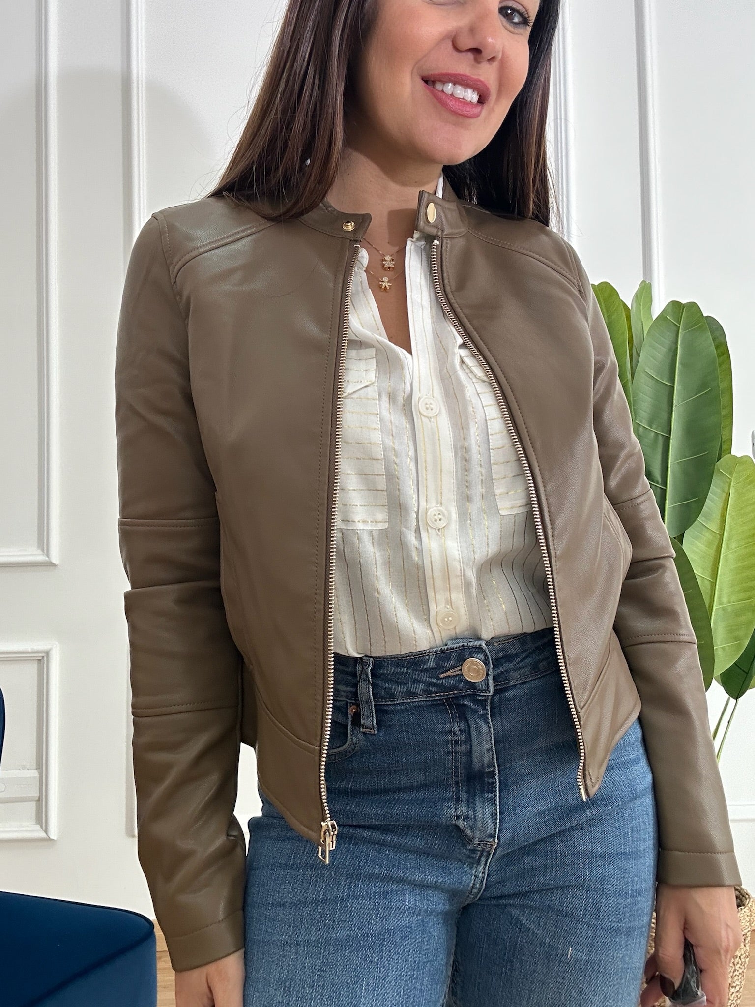 Giubbino Eco pelle Dixie