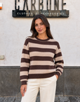 Maglia Girocollo Strisce larga